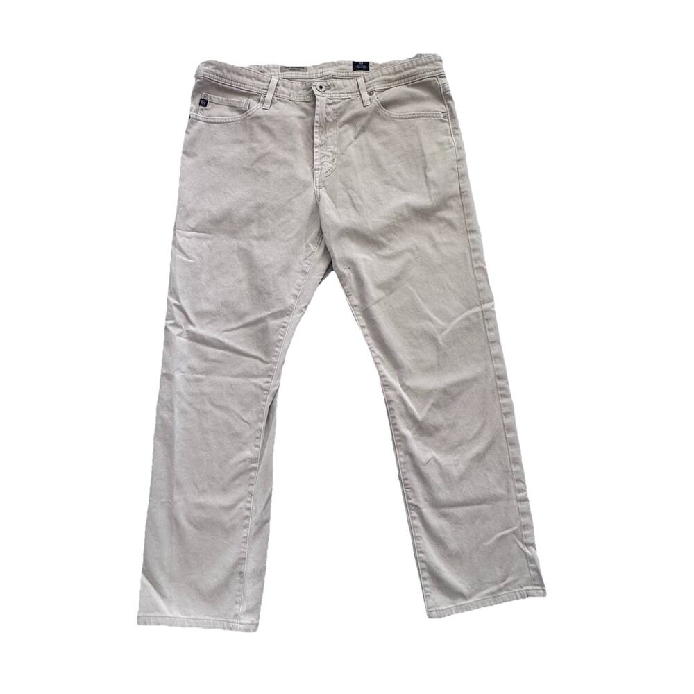 AG Adriano Goldschmied Mens Beige The Graduate Tailored Leg Pants Jeans 36 x 29